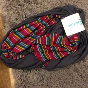Multicolored Infinity scarf for girls or ladies